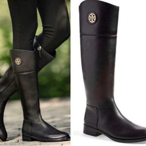 Tory Burch Black Over the Knee Boots